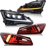 Vland Led Headlights+red Tail Sets For 2006-2014 Lexus IS250 IS350 Isf. Fixed Price $509.94.