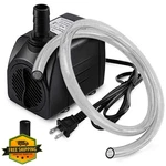 Pulaco 160GPH Small Fountain Pump, Ultra Quiet Submersible Water (600L/H.... Fixed Price $27.99.