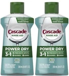 Cascade Power Dry Dishwasher Rinse Aid, 8.45 Fluid Ounces Pack Of 2. Fixed Price $18.85.