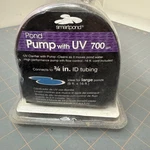 New Smartpond DP700UV 700-GPH Submersible Pump Up To 1200 Gallons Free Bulb. Fixed Price $115.00.