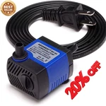 Small Fountain Pump, 80 Gph Submersible Water For Aquarium Fish Tank. Fixed Price $8.25.