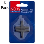 (lot Of 6) Culture T-way Connector Aquarium Valve Pack, PV-T/2. Fixed Price $8.10.