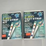 2 Boxes Lifegard 6-WAY Test Strip Kit Alkalinity Ph Nitrite Nitrate Aqua/pond. Fixed Price $18.00.