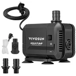 Vivosun 400GPH 1500L/H Water Pump Hydroponics Pond Fountain Aquarium Submersible. Fixed Price $17.99.