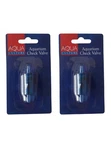 New 2PK Aquaculture Aquarium Check Valves Black Pch-v. Fixed Price $9.92.