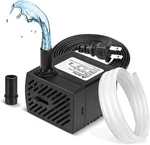 95GPH Small Submersible Water Pump Mini Fountain Ultra Quiet. Fixed Price $23.39.