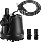 Aqqa Model AQ-009-810 Aquarium Bottom Intake Water Pump W/ Adjustable Switch Nib. Fixed Price $24.95.