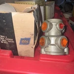 Berg Nos New Old Stock Dual Brake Foot Valve 114000 Vintage Truck Auto Car Part. Fixed Price $142.08.