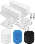 28 Pcs Replacement Filter Media Kit Fit For Fluval FX2/FX4/FX5/FX6 Aquarium. Fixed Price $64.01.