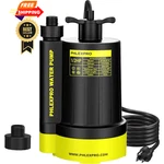 Phlex Pro Sump 1/2HP Submersible Water Pump, 2650GPH 16.4FT Cord, Black. Fixed Price $99.98.