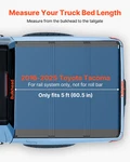 Hard Tri-fold Truck Bed Tonneau Cover For 2016 2025 Toyota Tacoma 5FT. Fixed Price $632.99.