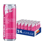 (24 Pack) Bull Summer Edition White Peach Energy Drink With Vitamins, 12 Oz. Fixed Price $45.90.