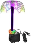 Domica 15W 220 Gph Submersible Fountain Pump With Led Light (800L/H), Ultra Quie. Fixed Price $18.99.