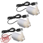 Sipytopf 3PCS Mini Water Pump, 3-5V Usb Submersible Aquarium Pond Fountain. Fixed Price $20.00.