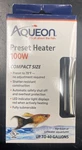 Aqueon Preset Aquarium Heater 100 Watts, Compact Size, Up To 40 Gallons. Fixed Price $19.50.