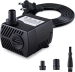 Fountain Pump, 80GPH(4W 300L/H) Submersible Water Durable Outdoor. Fixed Price $12.86.