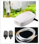 Fish Tank Air Pump Two Outlets Adjustable Aquarium 65GPH. Fixed Price $14.99.