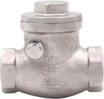 1/2 Inch Swing Check Valve - Wog 200 Psi Stainless Steel SS304 CF8M Npt. Fixed Price $21.95.