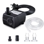 Cwkj Fountain Pump, 80GPH(4W 300L/H) Submersible Water Durable Black. Fixed Price $14.52.