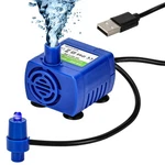 Submersible Water Pump, Small Usb Quiet Dc 3.5-9V 200L/H Cord White, Blue. Fixed Price $20.94.