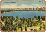 Metal Sign - New York Postcard Central Park, City 1. Fixed Price $19.95.