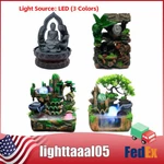 4 Types Indoor Fountain Led Light Tabletop Waterfall Feng Shui Decor Home. Fixed Price $38.49.