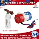 New 1100GPH 12V Electric Marine Submersible Bilge Sump & Automatic Float Switch. Fixed Price $31.99.