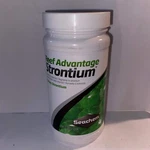 Seachem Reef Advantage Strontium,raises 300 Gram Treats 1500 Gal New. Fixed Price $17.99.