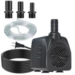 Songlong 400GPH 10FT Power Cord Submersible Pump With Tubing, Over Heating Pr.... Fixed Price $53.14.