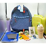 Ecotech Navy Backpack + Fulton Lunchbox School Supplies Bundle. Fixed Price $49.51.