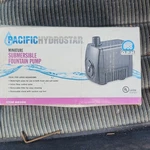 Pacific Hydrostar Submersible Fountain Pump 158 Gph Ul Listed Mpn 68396 120V. Fixed Price $22.50.