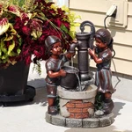 Jack And Jill Water Pump Well Fountain - 24 By Sunnydaze. Fixed Price $209.00.
