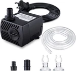 Cwkj 80GPH Submersible Fountain Pump 300L/H 4W Outdoor Water Durable Drip. Fixed Price $17.98.
