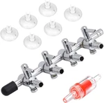 Pawfly 4-WAY Aquarium Air Flow Control Lever Valve Manifold For Pumps Fish. Fixed Price $11.37.