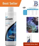 Boost Coral Health With Seachem Reef Calcium 250ML Fast-acting Liquid Formula. Fixed Price $26.99.