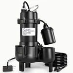 Pump Sewage 1HP 6600 Gph Heavy Duty Cast Iron Lanchez Submersible Effluent Float. Fixed Price $259.99.