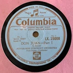 Very Rare Indian Columbia Lx 25008/9 Fritz Reiner -don Juan X12" 78 Shellac. Fixed Price $20.17.
