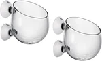 2PC Aquarium Glass Plant Cups With Suction Aquatic Fish Tank Decoration. Fixed Price $17.94.