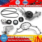 Water Pump & Thermostat Housing Belt Tensioner Assembly For Jeep Dodge 3.6L V6. Fixed Price $149.95.