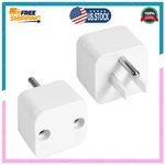 2PCS Grounding Plug Adapter, Safety Outlet Premium Abs Copper Mat. Fixed Price $12.44.