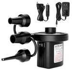 Electric Air Pump W/car Charger, Inflate Deflate For Mattress Pool Float Seasons. Fixed Price $12.45.