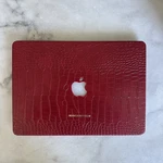 Heaven Mayhem Cherry Red Crocodile Shell Case For Macbook Pro 13. Fixed Price $35.00.