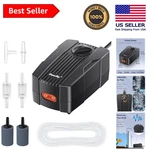 Adjustable Underwater Air Pump - Ultra Quiet For Fish Tanks Up To 200 Gallons. Fixed Price $23.16.