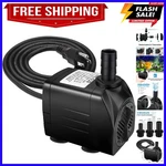 Water Fountain 300GPH 1100L/H, 21W Submersible Pump, Ultra Quiet F.... Fixed Price $36.09.