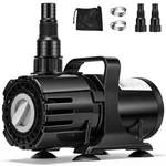 Submersible Pond Pump Waterfall Fountain 700-1800GPH Adjustable Flow IPX8. Fixed Price $49.97.