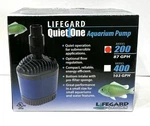 Lifegard Aquarium Quiet One Model 200 Water Pump 87 Gph, New Ships Free. Fixed Price $18.97.