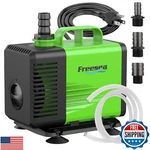 Freesea Submersible Water Pump For Pond: 1350GPH 150W Fountain With 6.6F. Fixed Price $71.99.