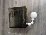 Desktop Gravity Fed Ato Cube & Peninsula - Red Sea Miss Lid. Fixed Price $9.00.