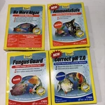 4 Tetra Fish Tank No More Algae Ph 7.0 Ammonia Safe Fungus Guard All Expired. Fixed Price $29.99.