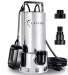 Lanchez 1.6HP 6000GPH Sump Pump, Portable Submersible Water With Float Swi. Fixed Price $86.00.